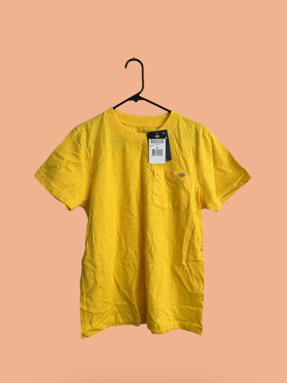 Dickies Bright Yellow Pocket Crew Tee - Men